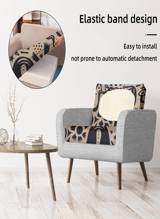 BIETYONE 8Pcs Stretch Patio Cushion Covers Outdoor Cushion Covers,for Outdoor Couch Cushion Covers Replacement,Outdoor Sofa Covers Patio Slipcovers Couch Cover,Washable Furniture Cover (Pigeon2, Cover Only) - Image 5