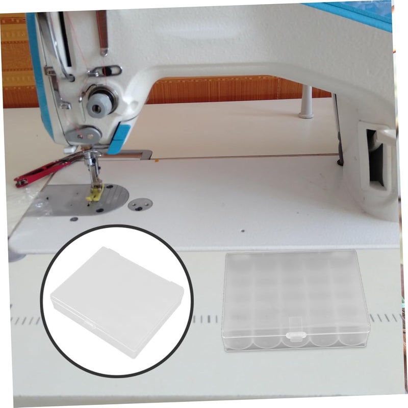 Popular trusted craftsmanship Angoily 2pcs Transparent Bobbin Storage Box for Sewing Supplies Multi-Functional Embroidery Thread Organizer Clasp Compact Design for Easy Storage and Access Assorted trendy color picks Storage burden minimized build Flexible use switching No overseas transit wait Sufficient order stock Easy hand assemble compatible Indoor outdoor all-purpose fit Integrated warehouse solution Long term storage compatible Long use oriented quality Elegant appearance Well-engineered versatile build Non sticky surface Cleaner resistant Gulf market standard build Smooth joint Consistent steady quality Hot & cold climate compatible General standard compliant quality Global flexible sizing options Temp resistant Dust proof Multi-market varied design options Flexible purchase choices - Image 4
