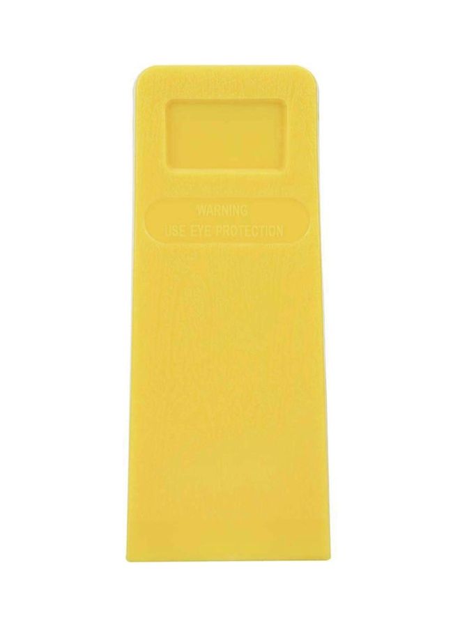 NIBEMINENT Chainsaw Cutting Felling Wedge Yellow 8inch - Image 1