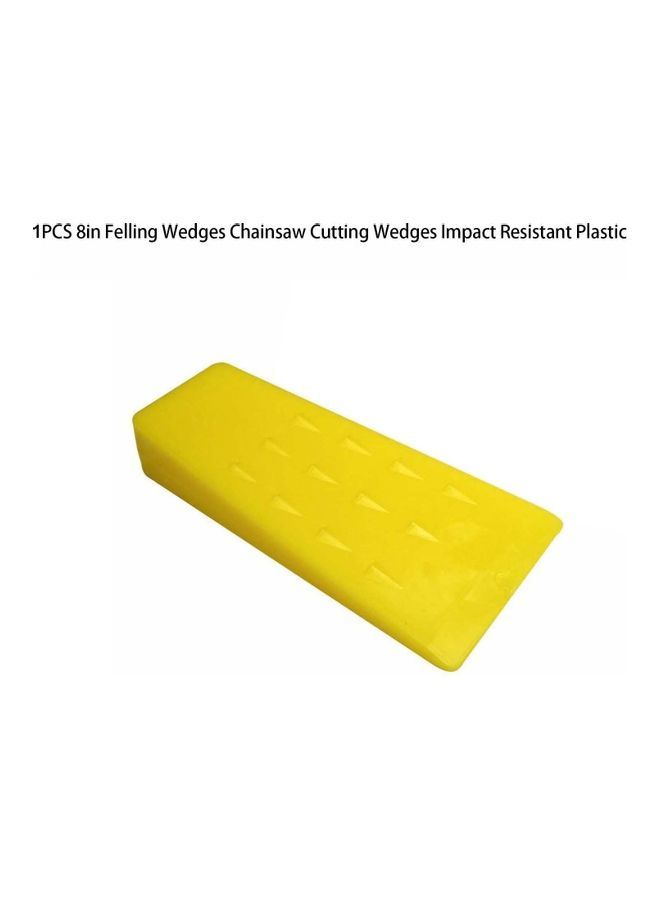 NIBEMINENT Chainsaw Cutting Felling Wedge Yellow 8inch - Image 2