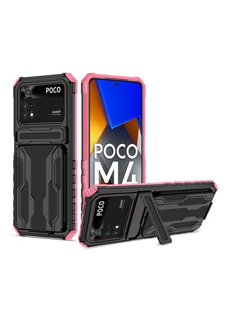 غطاء حماية مضاد للصدمات متوافق مع Xiaomi Poco m4 Pro 4G Pink