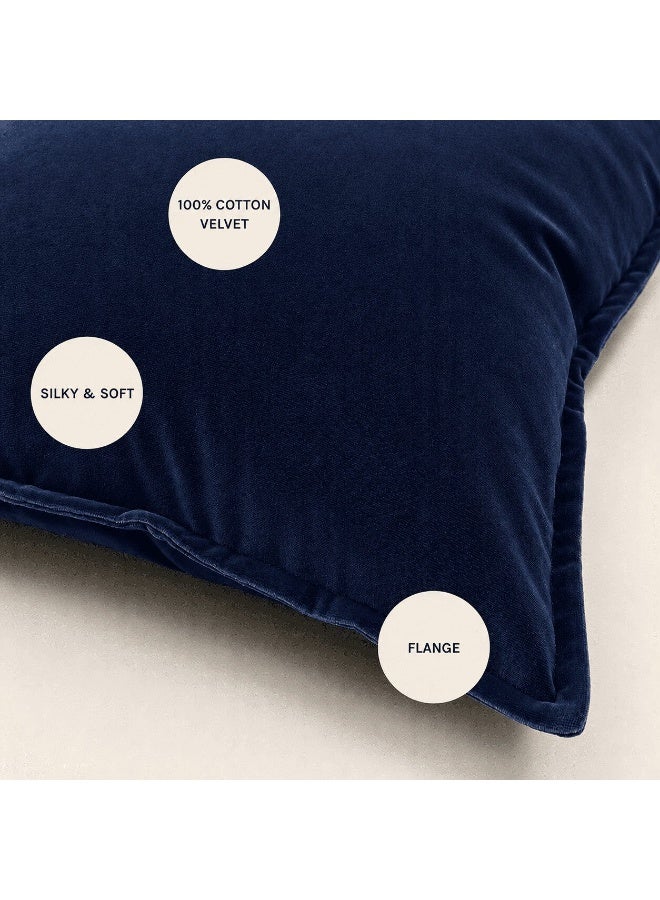 Space Embrace Velvet Cushion Cover, Square Decorative Pillow for Sofa, Bed - Image 2