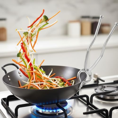 SimpliDeals Stainless Steel Crucible Tong | Heat Resistant Beaker Tong for Laboratory and Home Experiments | Durable Anti-Rust Metal Tong Steel Pakad for Kitchen - Image 5