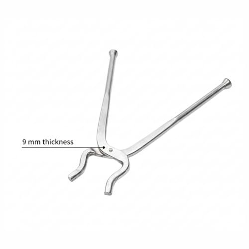 SimpliDeals Stainless Steel Crucible Tong | Heat Resistant Beaker Tong for Laboratory and Home Experiments | Durable Anti-Rust Metal Tong Steel Pakad for Kitchen - Image 2
