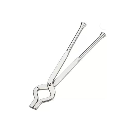 SimpliDeals Stainless Steel Crucible Tong | Heat Resistant Beaker Tong for Laboratory and Home Experiments | Durable Anti-Rust Metal Tong Steel Pakad for Kitchen - Image 1