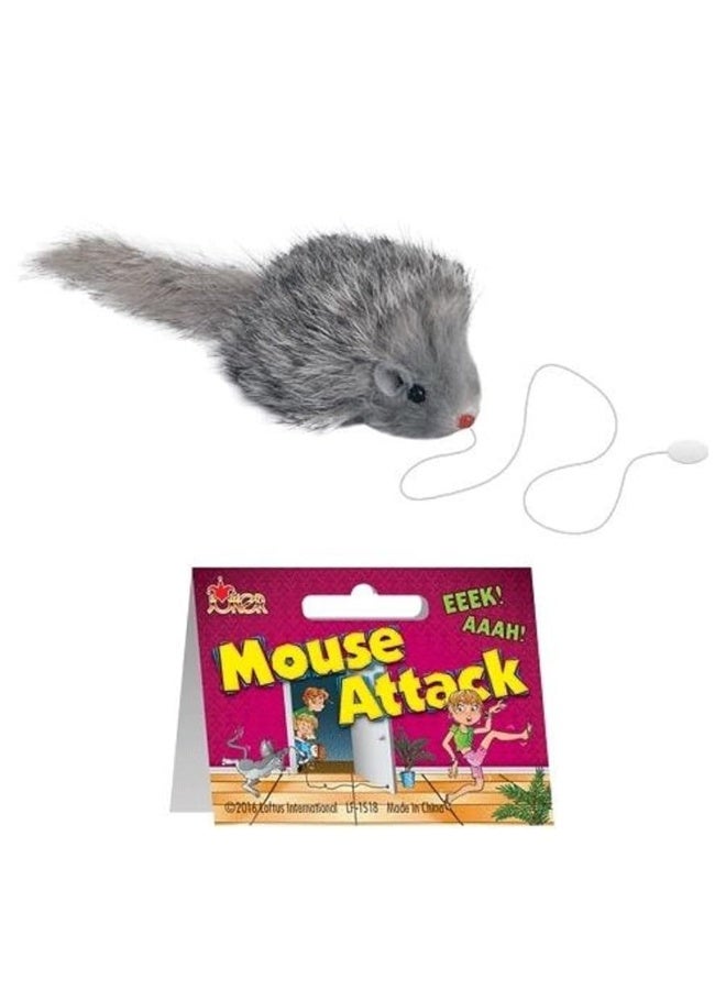 Mouse Attack Funny Practical Joke Gag Gift 25 GrayWhite
