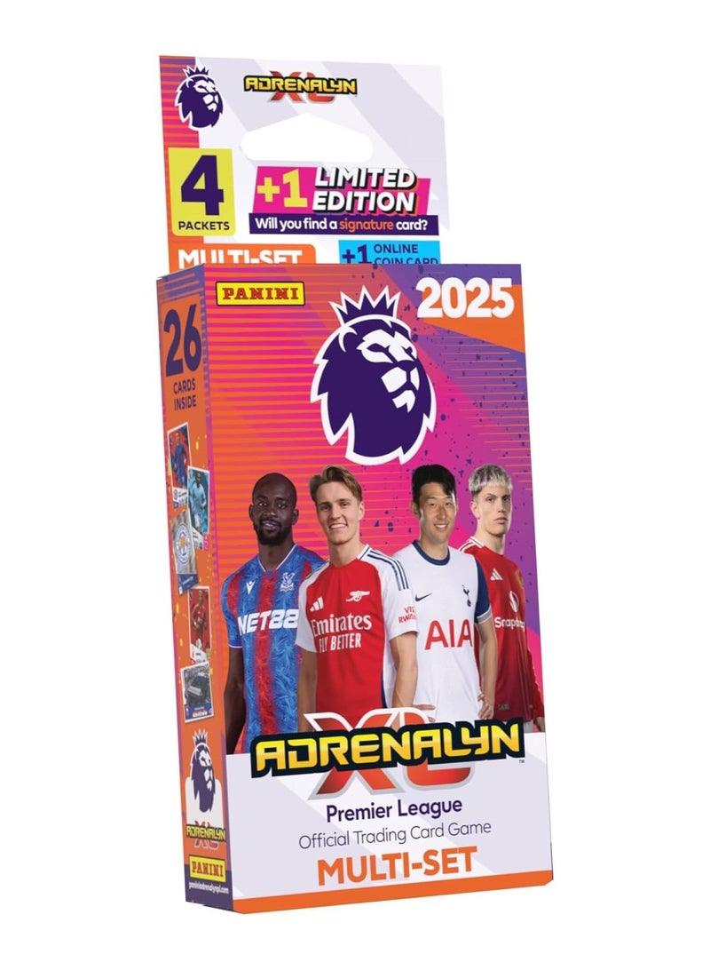 Panini Premier League 2024/25 Adrenalyn XL Multiset – 58 Cards with Limited Edition