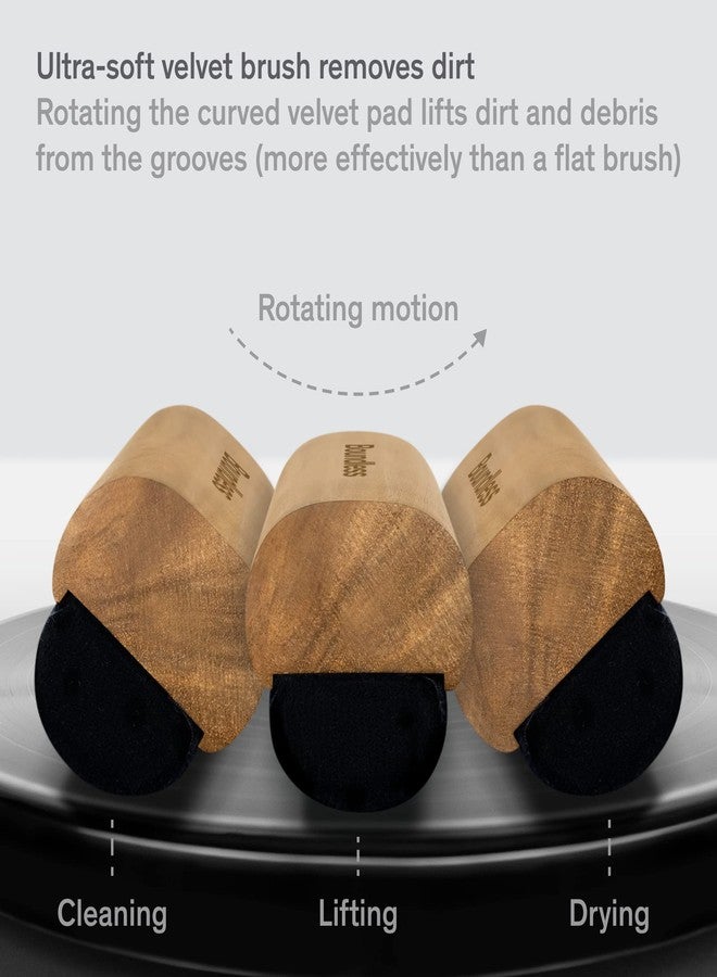 Boundless Audio Record Cleaner Kit - 5-in-1 Vinyl Record Cleaning Kit Includes Velvet Record Brush, Stylus Brush, Record Cleaning Solution, Cleaning Brush & Metal Case - Premium Vinyl Cleaning Kit - Image 4