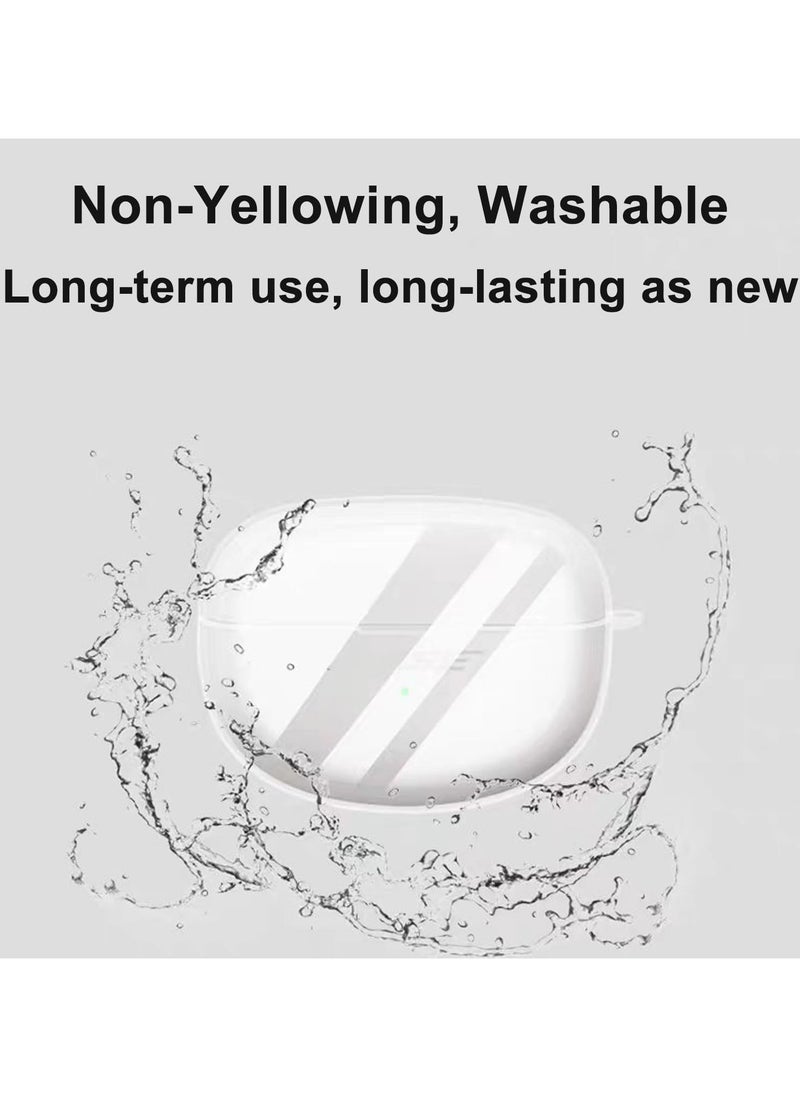 Clear Case for Baseus Bowie E17,Shockproof Design Full Protective Soft Transparent TPU Case with Keychain and Cleaning Pen-Clear