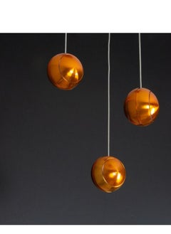 UCANDLE Ceiling light chandelier with 3 golden pendants from Yocandel  - Image 5