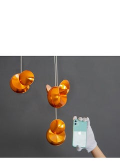 UCANDLE Ceiling light chandelier with 3 golden pendants from Yocandel  - Image 4