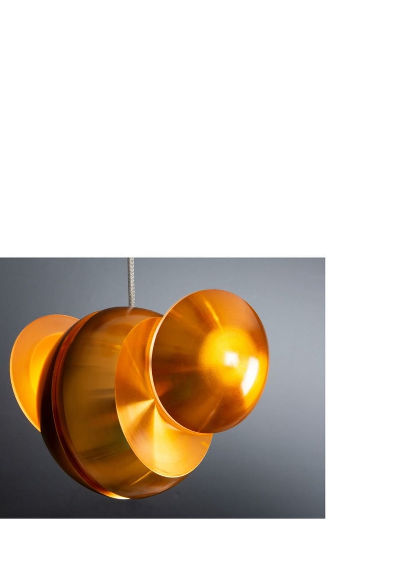 UCANDLE - Ceiling light chandelier with 3 golden pendants from Yocandel - Image 1