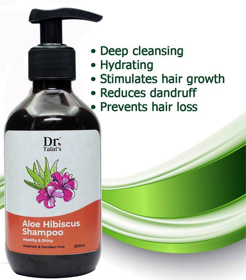 DR. TALAT'S Dr Talat's Dream care Shampoo (300 Ml, Aloe Hibiscus) - Image 4