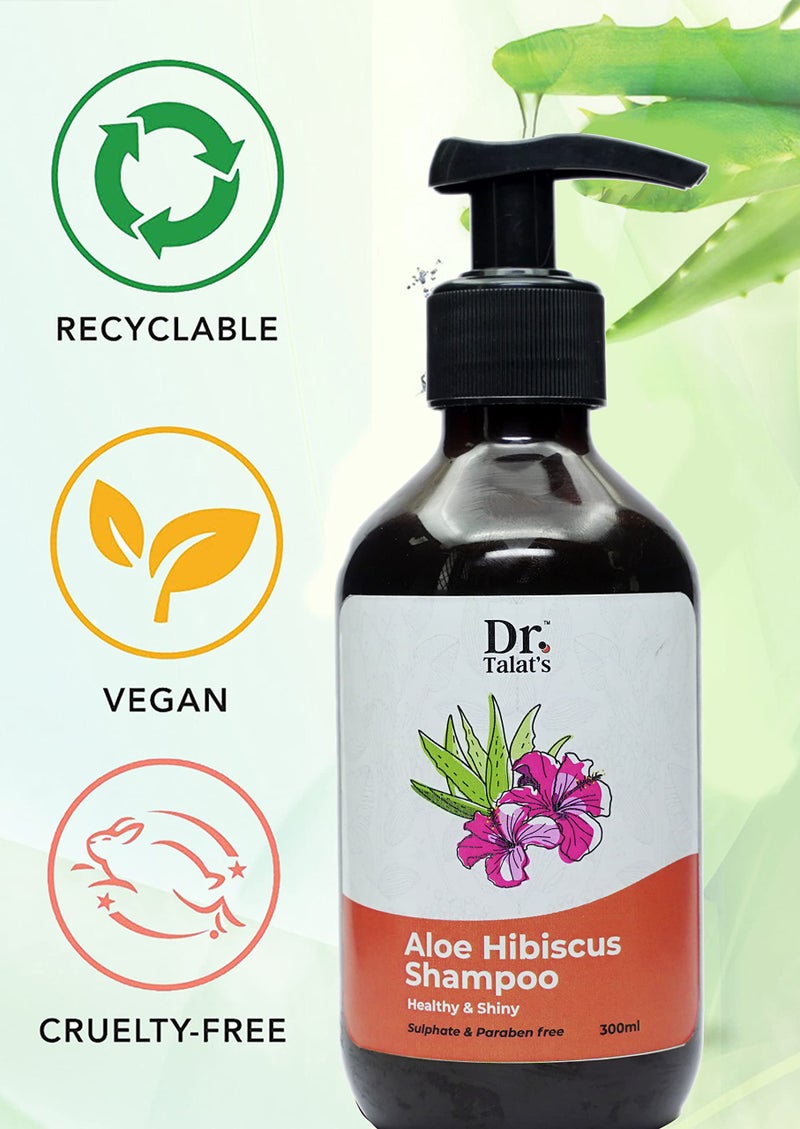 DR. TALAT'S Dr Talat's Dream care Shampoo (300 Ml, Aloe Hibiscus) - Image 5