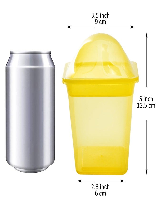 Youngever 7 Sets Plastic Parfait Cups, Reusable Dessert Cups with Lids and Inserts, Medium 8 Ounce, Spill and Leak Proof - Image 2