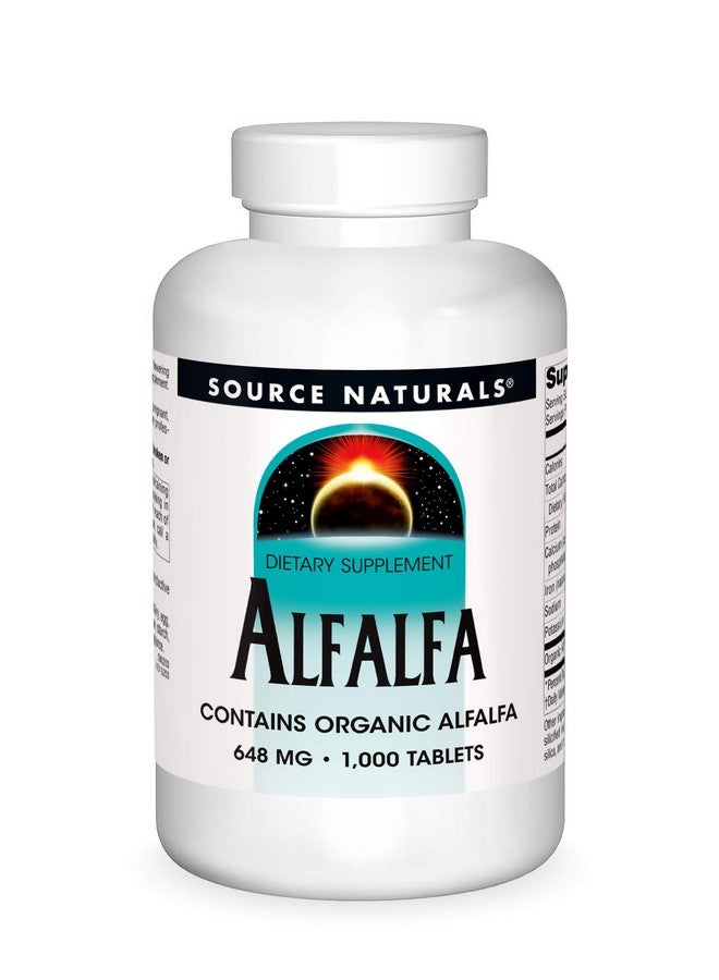 Source Naturals Alfalfa 10 Grain Dietary Supplement - 1000 Tablets - Image 1