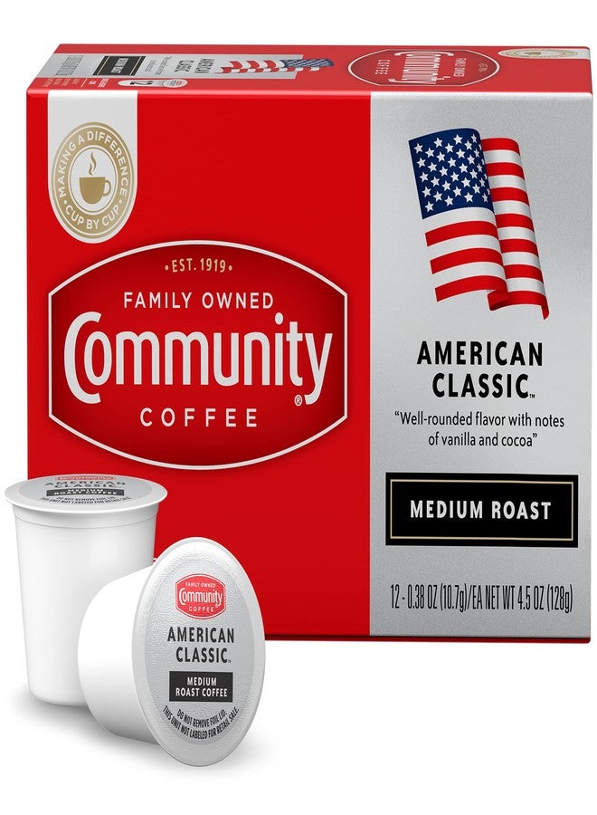 Community Coffee American Classic 36 Count Coffee Pods, Medium Roast, Compatible with Keurig 2.0 K-cup Brewers, 12 Count (Pack of 3) - Image 1
