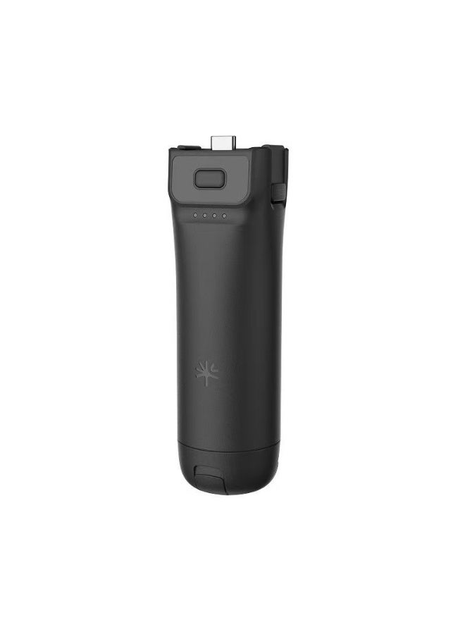 PGYTECH Battery Grip for DJI Osmo Pocket 3, 4800mAh Power Bank Handle with Built-in Mini Tripod, Type-C Charging Grip Accessory - Image 1
