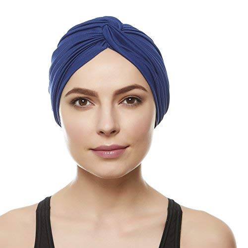 Beemo Women’s Swim Bathing Turban -Navy - Image 3
