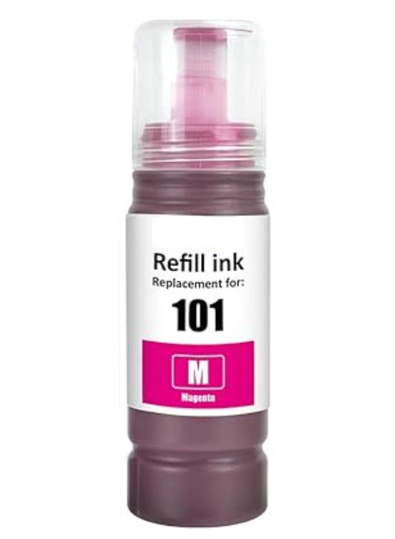 Terabyte 101 Ink Bottle for 101Compatible for Epson EcoTank L4150/L4160 L4260 L4266 L6160 L6170 L6176 L6190 L6260 L6270 L6276 L6290 L14150 magenta - Image 2