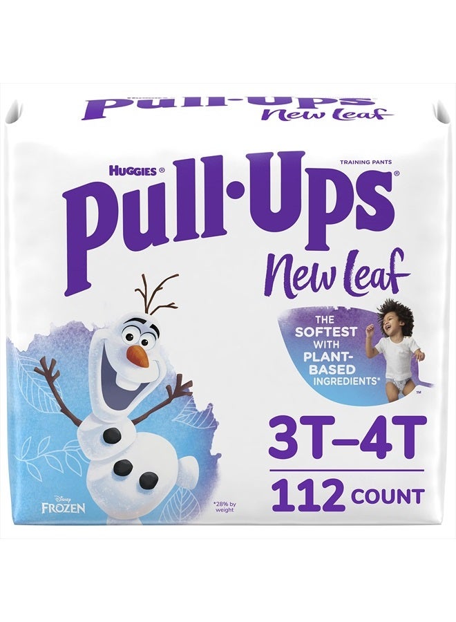 Pull-Ups New Leaf Boys' Disney Frozen Potty Training Pants, 3T-4T (32-40 lbs), 112 Ct (4 packs of 28), Packaging May Vary - Image 1