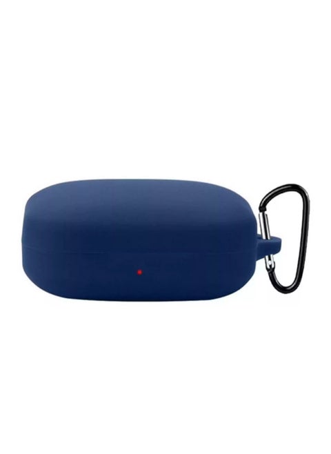 Case Cover Compatible with OnePlus Buds Pro Protective Carrying Case for Earbuds, Earphone Cover with Keychain Hook, Accessible Charging Port (Blue)