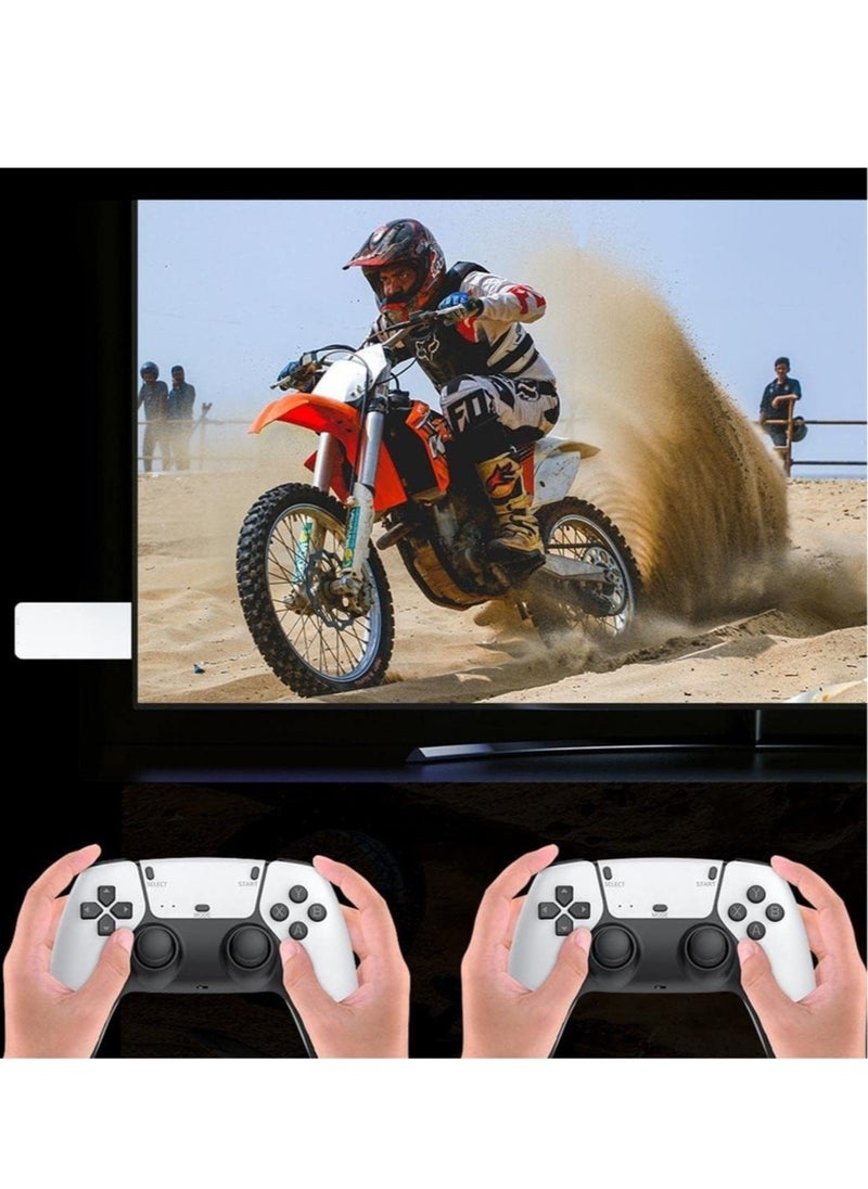 ELTRAZONE - 2.4G wireless 3D 4k ultra HD stick double rocker video game console set - Image 1