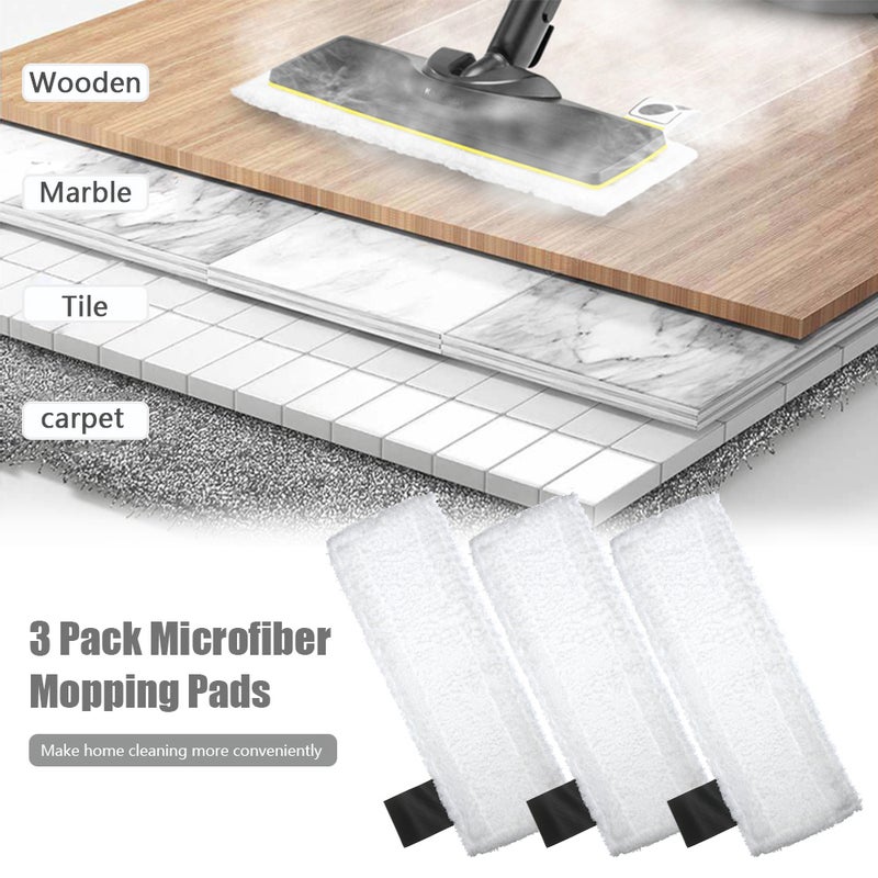 3 قطع من مسحات الميكروفايبر المستبدلة لـ Karcher SC2/ SC3/ SC4/ SC5 - ملحقات قماش الممسح - Image 3