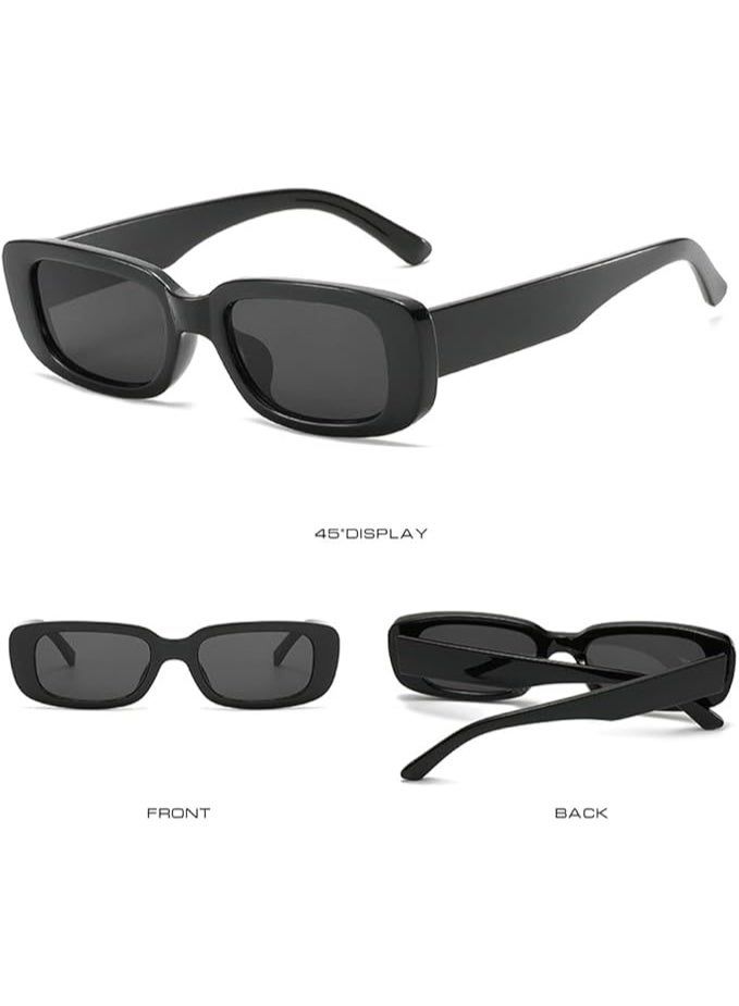 Classic and sophisticated black sunglasses combine timeless elegance with full sun protection to give you a confident look that's suitable for every occasion - Image 5