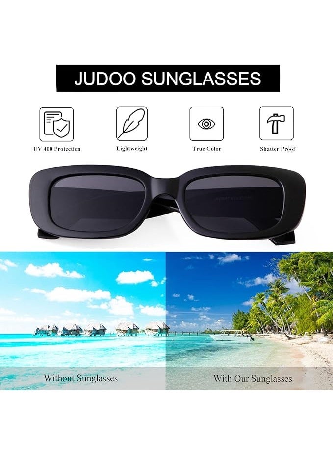 Classic and sophisticated black sunglasses combine timeless elegance with full sun protection to give you a confident look that's suitable for every occasion - Image 4