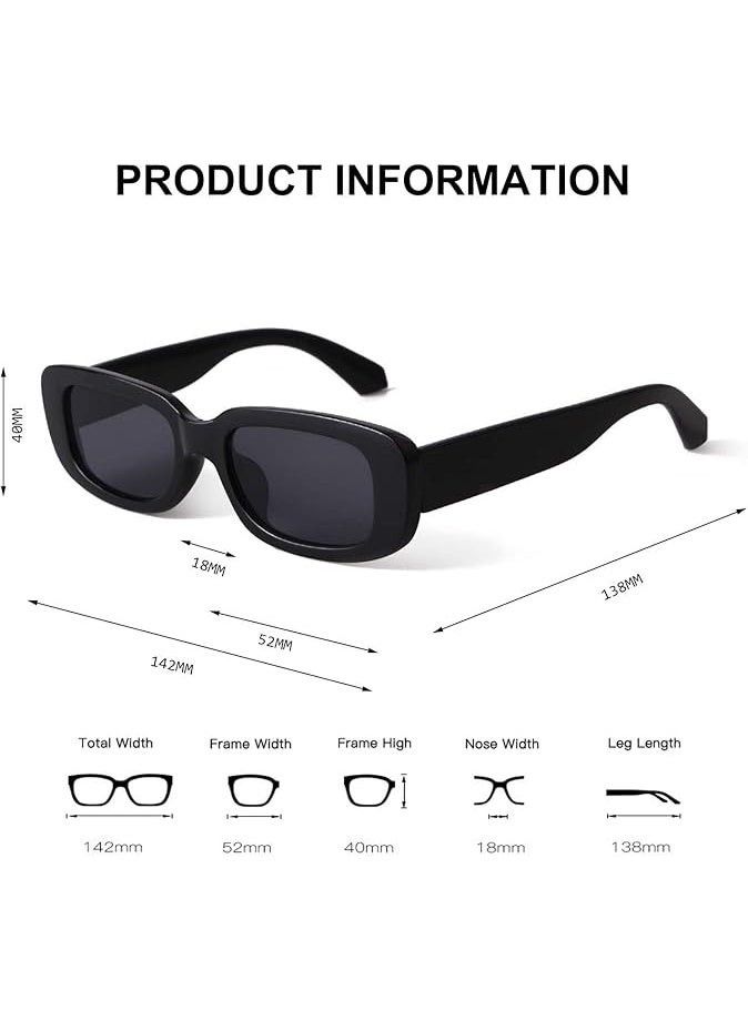 Classic and sophisticated black sunglasses combine timeless elegance with full sun protection to give you a confident look that's suitable for every occasion - Image 3