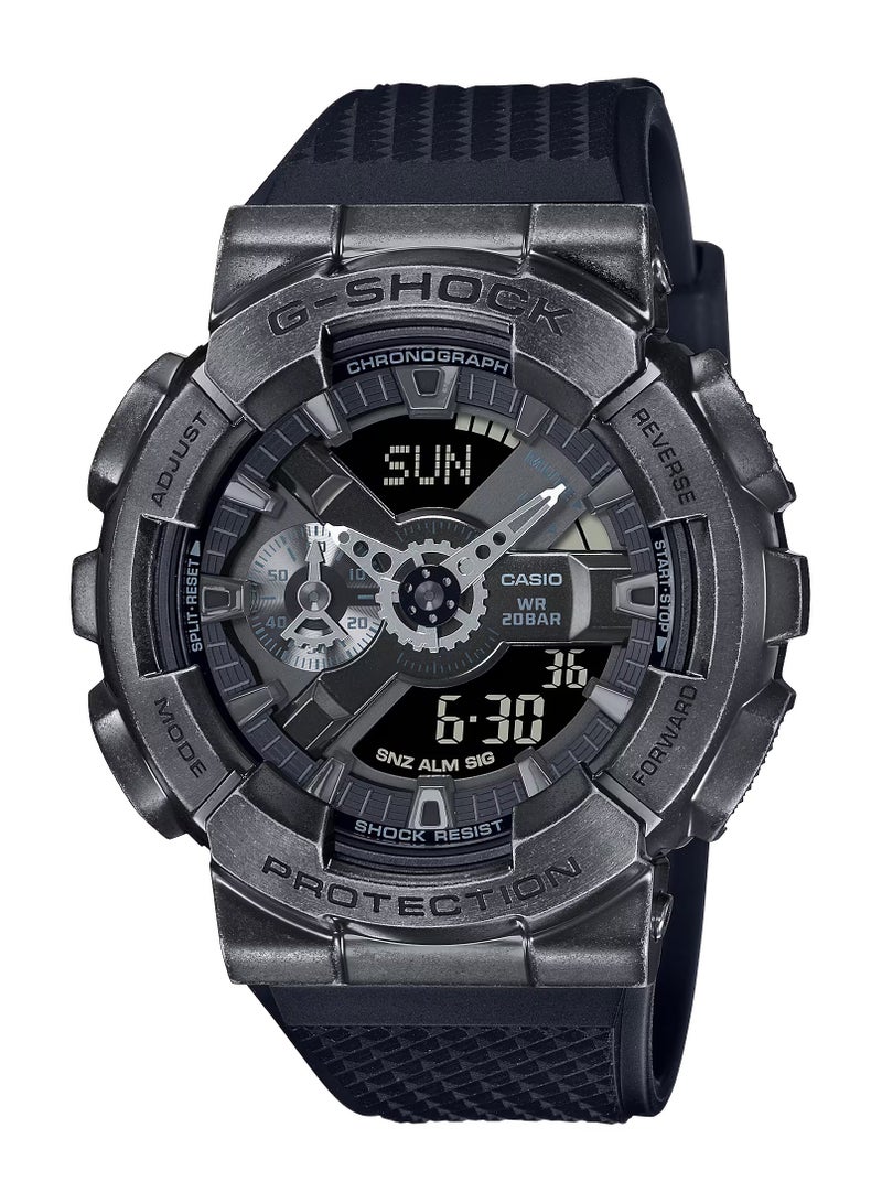 G-SHOCK Analog+Digital Black Dial Resin Strapp Men's Watch GM-110VB-1ADR - Image 1