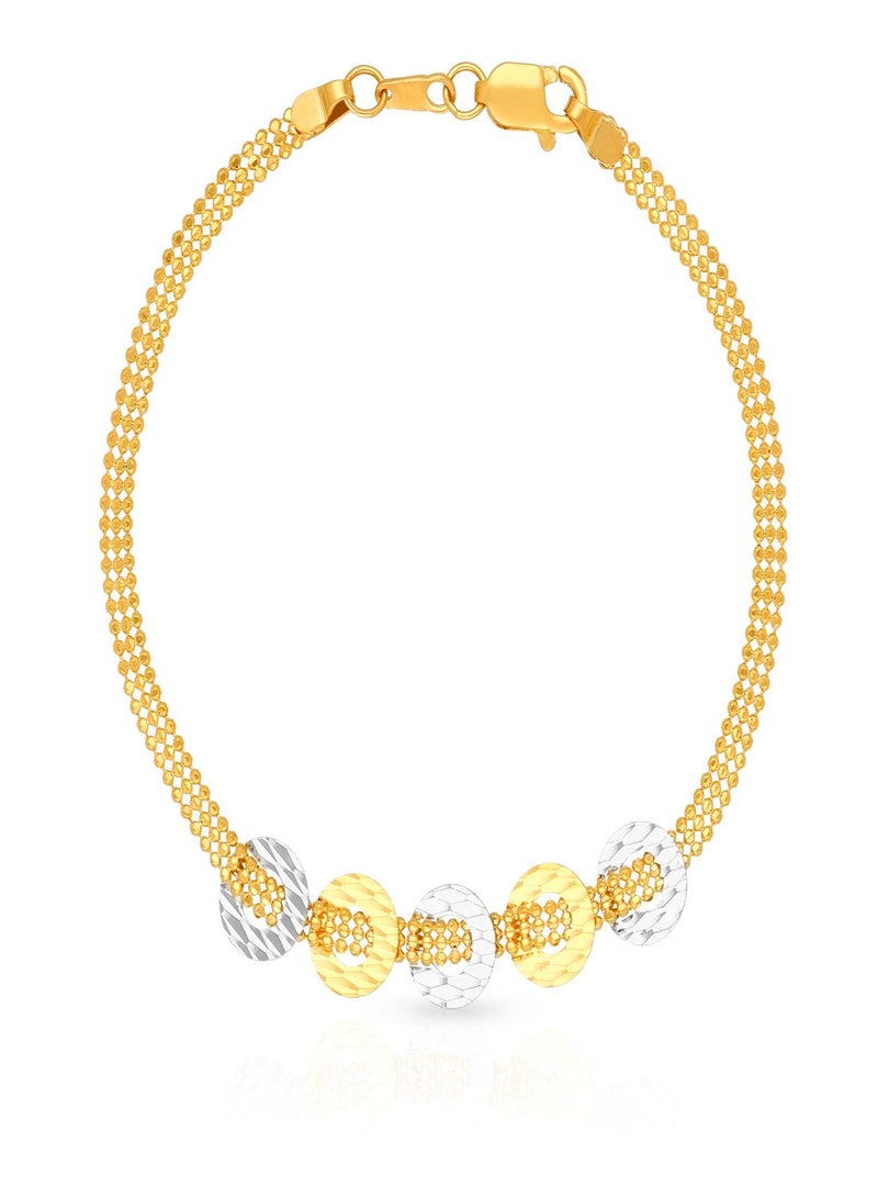 Malabar Gold and Diamonds 22 KT 916 Purity Gold Bracelet AIBR427  - Image 1