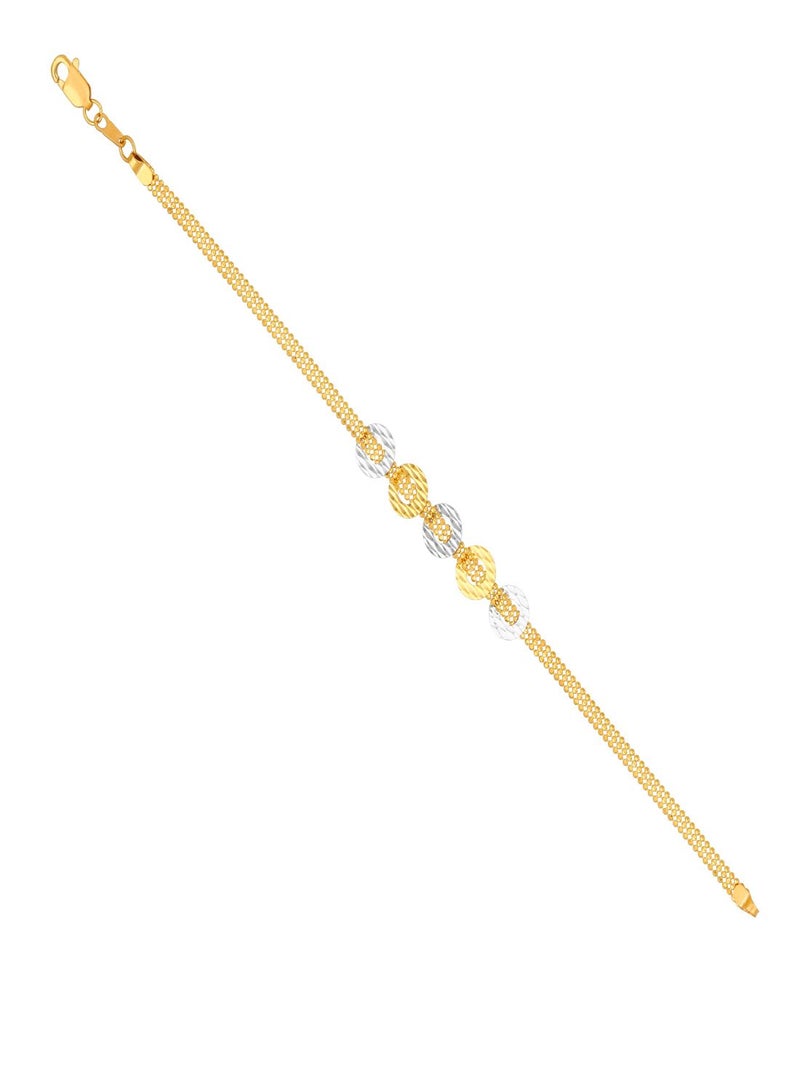 Malabar Gold and Diamonds 22 KT 916 Purity Gold Bracelet AIBR427  - Image 2