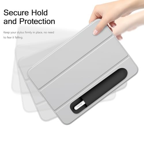 MoKo Pencil Case Holder, Adhesive Silicone Pencil Protected Sleeve Compatible with Apple Pencil Pro/ (USB-C)/ 1st/ 2nd Generation, Similarly Sized Styluses Accessories, Black - Image 4