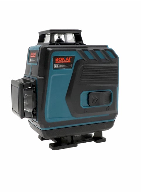 Bonai Multifunctional 4D 16 Lines Laser Level 3° Self-leveling Machine USB Rechargeable Lithium Battery Leveling Tool with Vertical Horizontal Tilt Lines