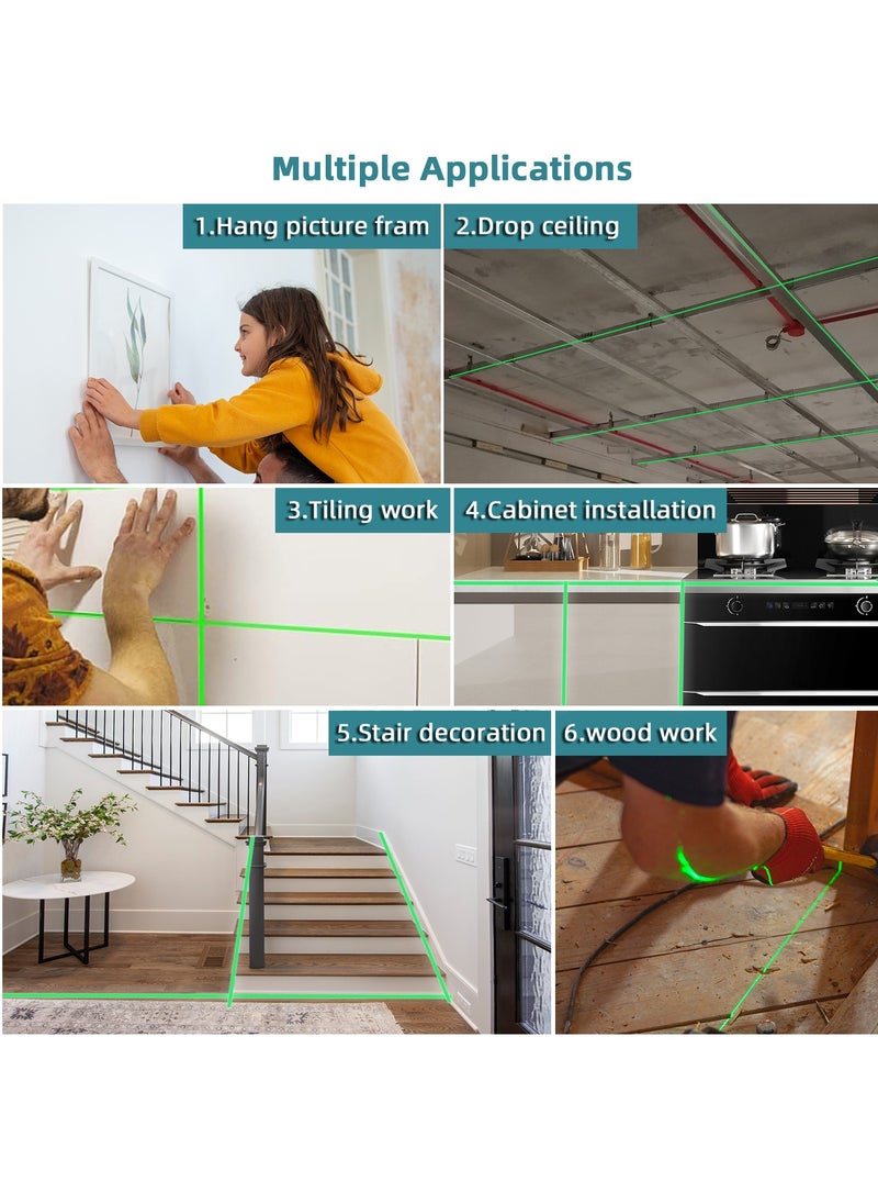 Bonai Multifunctional 4D 16 Lines Laser Level 3° Self-leveling Machine USB Rechargeable Lithium Battery Leveling Tool with Vertical Horizontal Tilt Lines - pzsku/ZDDB9B6891F01ADDEE807Z/45/_/1701411059/02644883-7f7d-473d-9170-217a33c45a23