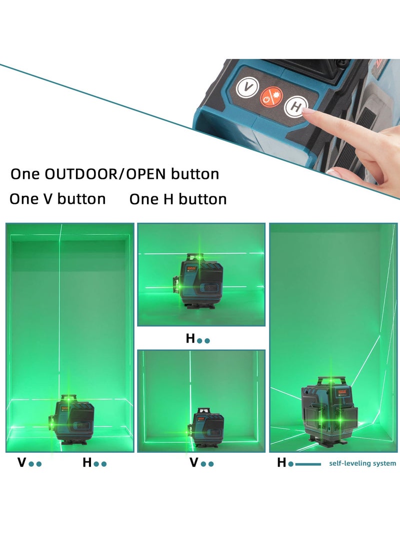 Bonai Multifunctional 4D 16 Lines Laser Level 3° Self-leveling Machine USB Rechargeable Lithium Battery Leveling Tool with Vertical Horizontal Tilt Lines - pzsku/ZDDB9B6891F01ADDEE807Z/45/_/1701411060/4f3beaae-1bad-4379-92c0-476c66a7c6af