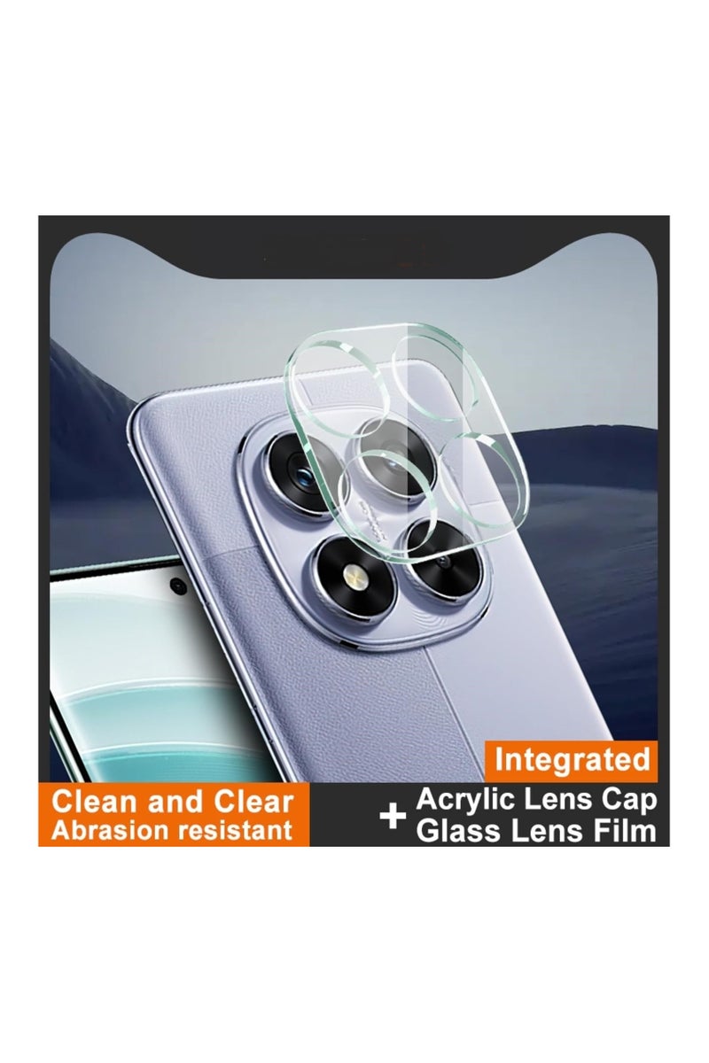 واقي عدسة كاميرا Xiaomi Redmi Note 14 Pro، واقي شاشة من الزجاج المقوى HD [تغطية كاملة] [مضاد للخدش] حماية من السقوط فائق الشفافة/حافظة عدسة رفيعة - شفاف - Image 1