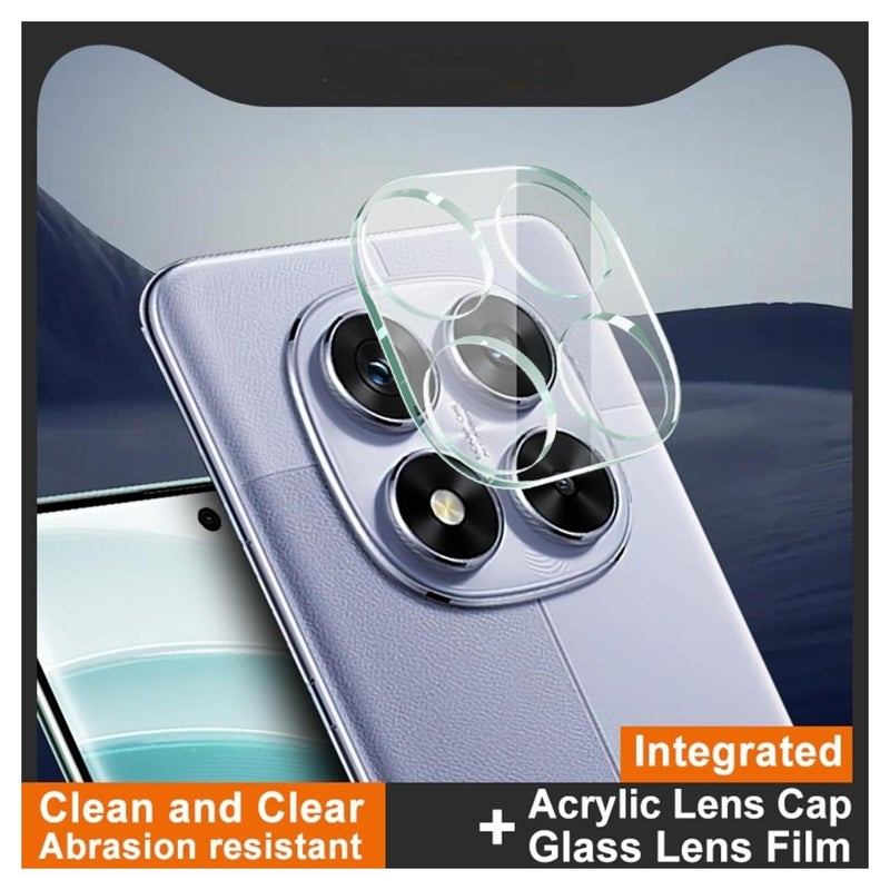 واقي عدسة كاميرا Xiaomi Redmi Note 14 Pro، واقي شاشة من الزجاج المقوى HD [تغطية كاملة] [مضاد للخدش] حماية من السقوط فائق الشفافة/حافظة عدسة رفيعة - شفاف - Image 1