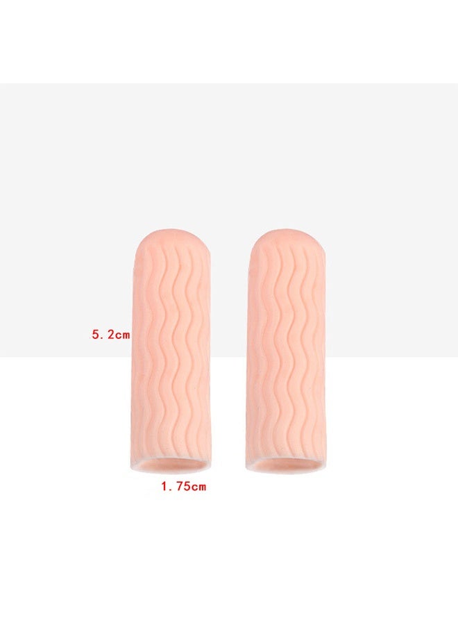 5-Piece Finger Cots, Gel Finger Tips Protector, Finger Sleeves for Protector Finger Cracking, Dermatitis - Image 1