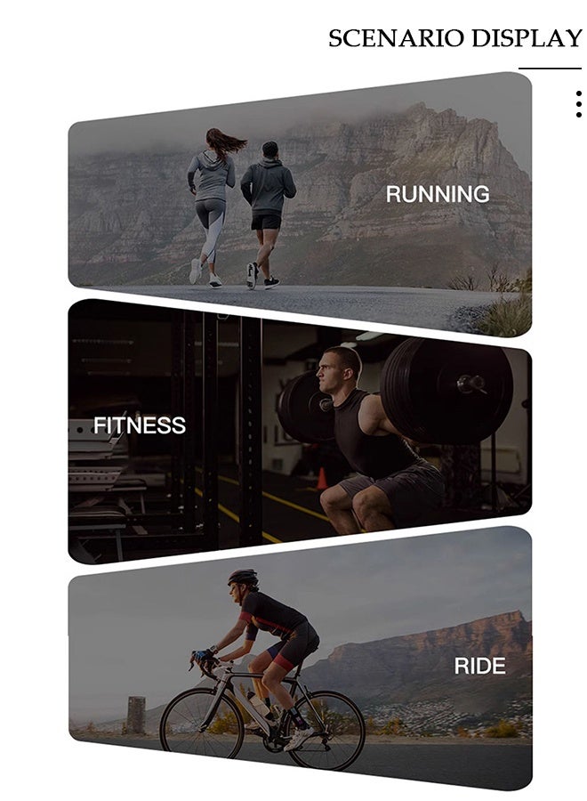 DUNISO Waist Bag for Men and Women Adjustable Crossbody Pack With Reflective Strip Hands-Free Shoulder Bag Carrying All Phones for Outdoors Workout Traveling Casual Running Hiking Cycling - Image 2