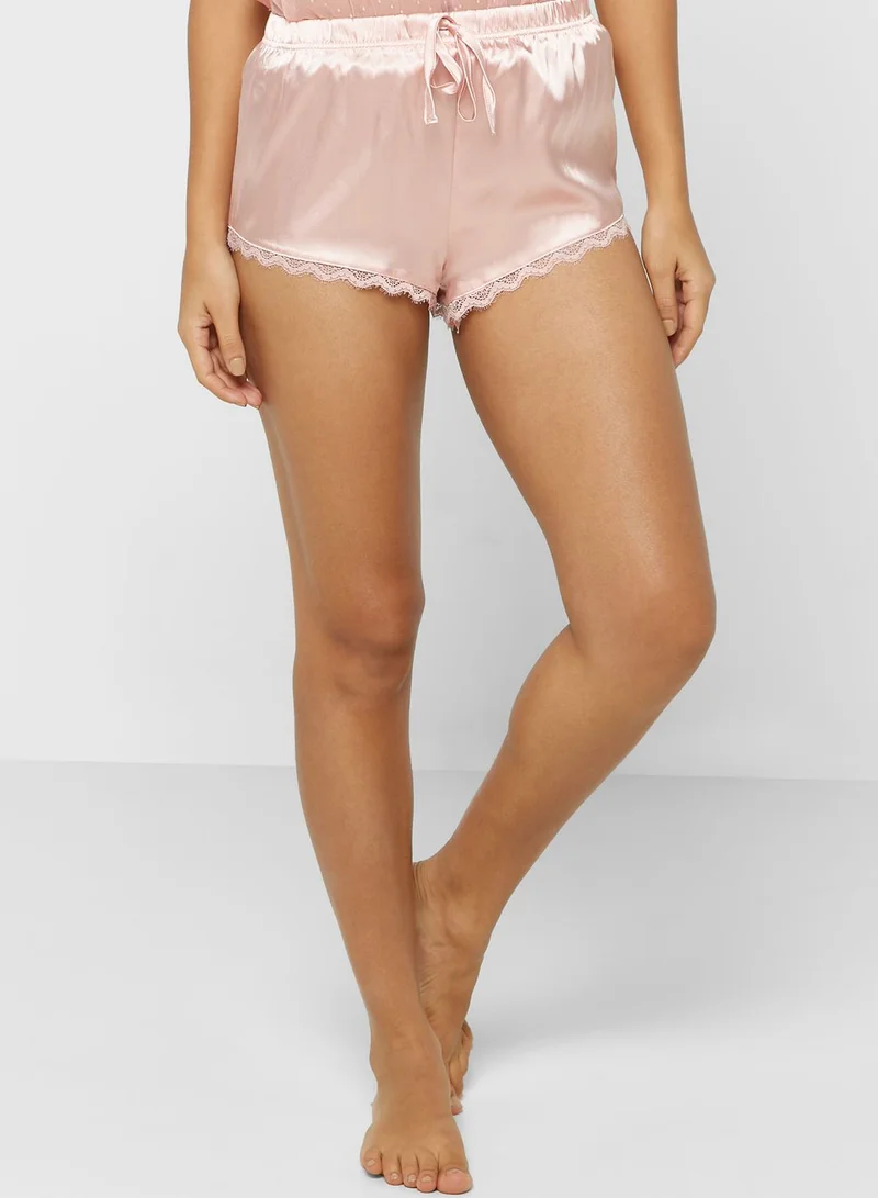 ELLA Strappy Lace Shorts Set