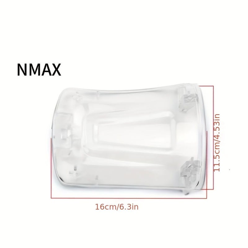 غطاء حماية شفاف لخزان الوقود Nmax مع غطاء زيت أزرق للدراجات النارية - Image 2