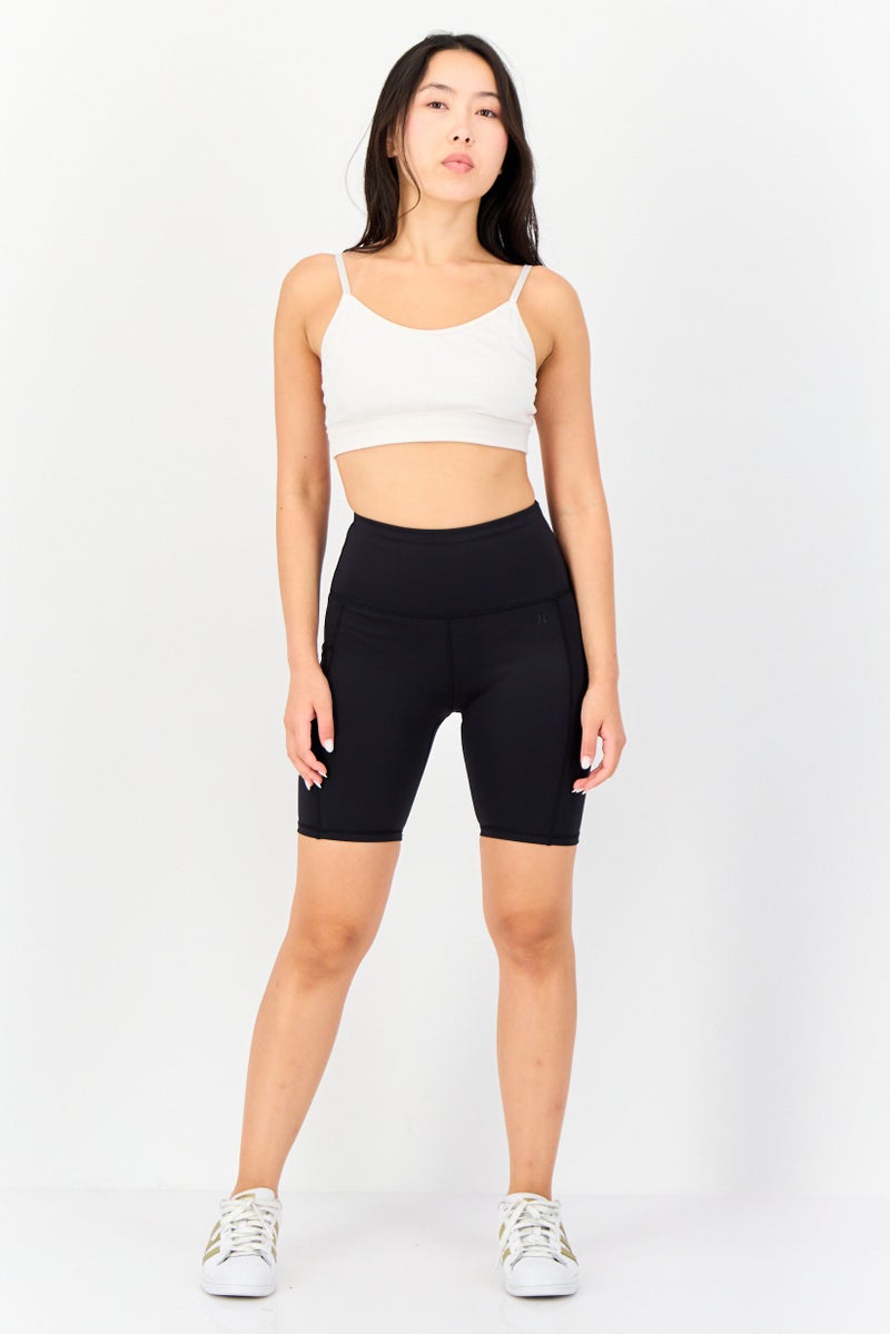 Hurley Women Sportswear Fit Cycling Shorts, Black  - Image 4