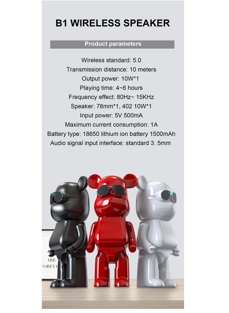 A wireless speaker in the shape of a teddy bear that is built tough  - Image 3