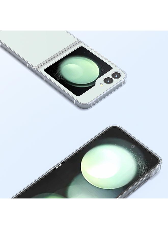 اس-توب جراب شفاف لهاتف Samsung Galaxy Z Flip6 5G مصنوع من مادة TPU+PC - Image 4