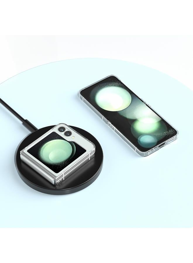 اس-توب جراب شفاف لهاتف Samsung Galaxy Z Flip6 5G مصنوع من مادة TPU+PC - Image 5