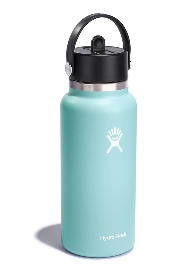 Hydro Flask 32 Oz Wide Flex Straw Cap Bottle - Insulated Stainless Steel - Wide Straw Lid, Non Spill, Leakproof, BPA-Free, Non-Toxic - Image 2