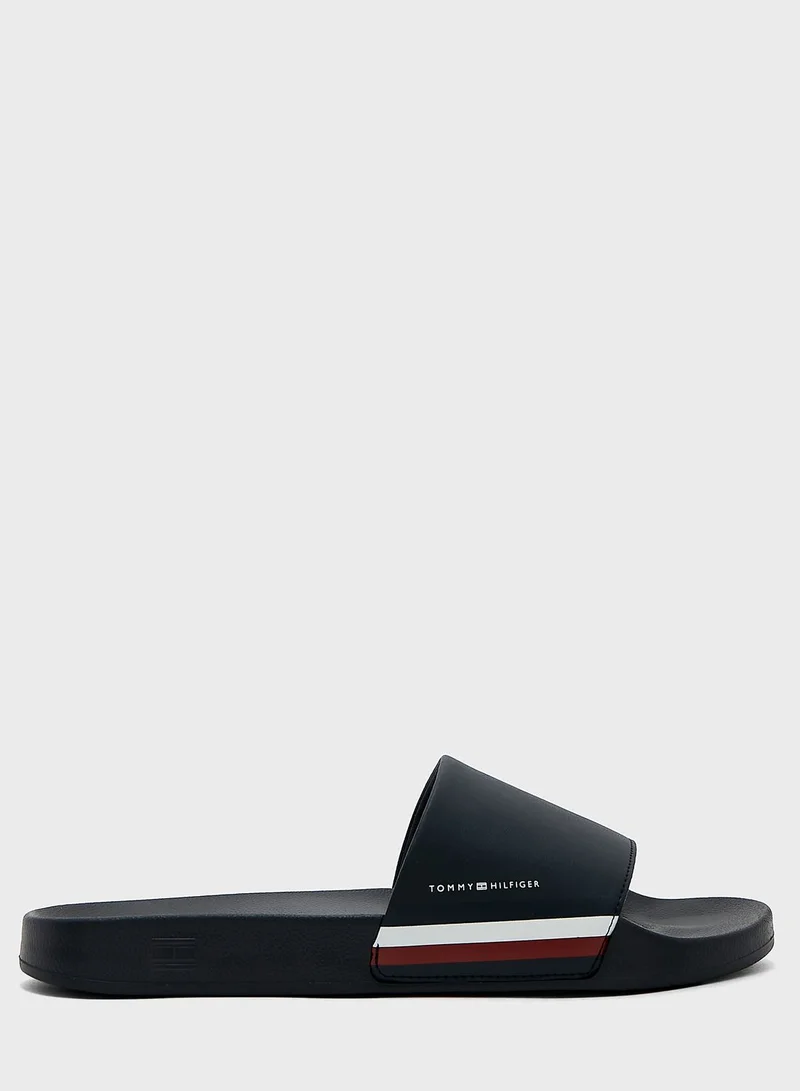 TOMMY HILFIGER Logo Print Flip Flop